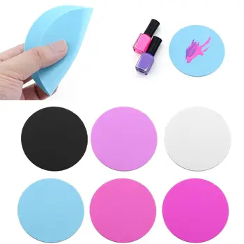 

UV Resin Frame Round Pad Color Tone Pigment Palette Silicone Pad Jewelry Tools