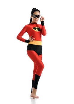 

The Incredibles cosplay costume Elastigirl superhero zentai bodysuit costume for Unisex adult Halloween Purim party