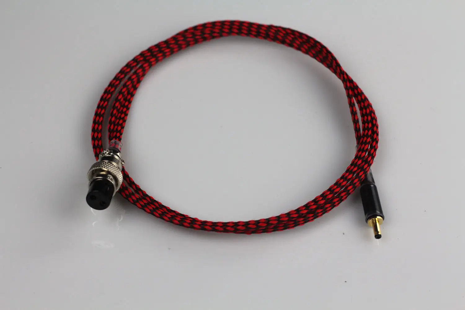 

ZEROZONE 1.2M Teflon Copper Plated Silver DC Cable GX16-2P To 3.5*1.3mm