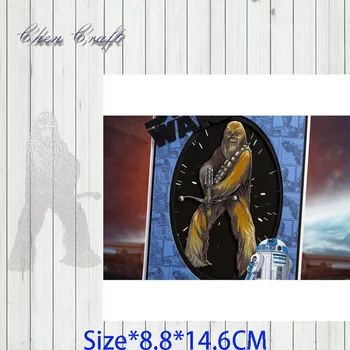 

Gorilla warrior 1 Metal Cutting Dies Stencils Scrapbooking Decorative Embossing Folder Carbon Steel Paper Card DIY
