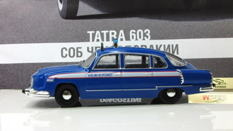 1/43 Чешский де Татра 603 такси Сборная модель из сплава игрушки с литым корпусом автомобиля