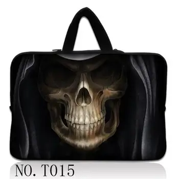 

Skull Laptop Bag Case 11" 13" 14" 15" Zipper Soft Sleeve Bag Case 17 15" 15.6" Bags for MacBook Pro Laptop Notebook Portable