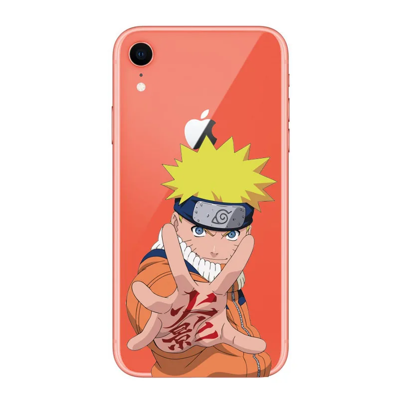 Мультфильм Наруто Uzumaki чехол для iPhone XS Max XR Manto do Quarto Hokage Мягкий силиконовый X 6S 7 8 Plus