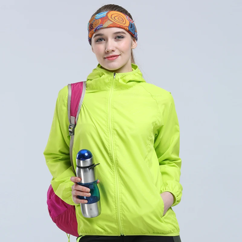 Мужская и женская быстросохнущая куртка Mountainskin водонепроницаемая для спорта на