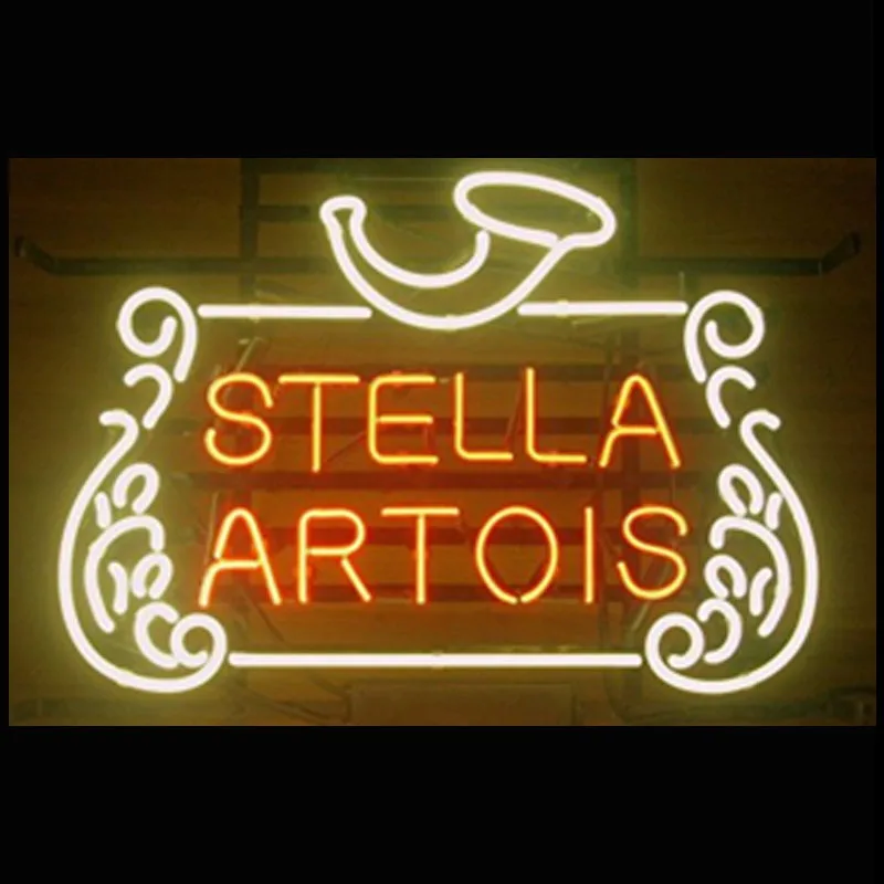 STELLA ARTO Neon Sign real Glass tube Block Neon Lamp Motel Sign Shops Neon Sign Beer Bar Pub