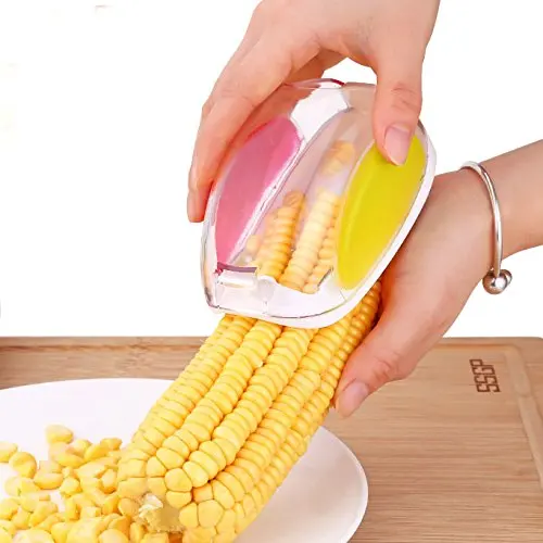 

New Gadgets Corn Stripper Peeler Cob Cutter Remover With Hand Protector Cooking Tools Kitchen Accessories