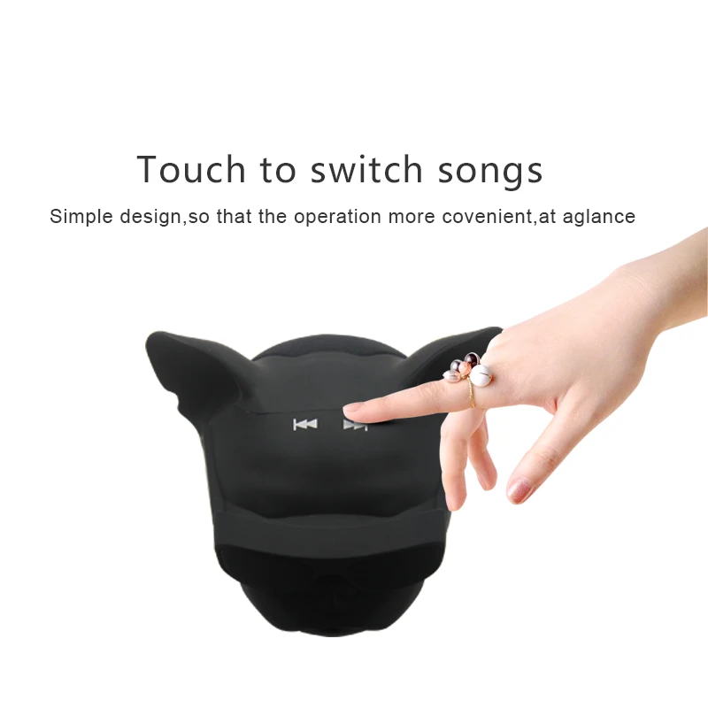 Bluetooth колонки Hopestar в виде бульдога беспроводные портативные MP3 динамики мини
