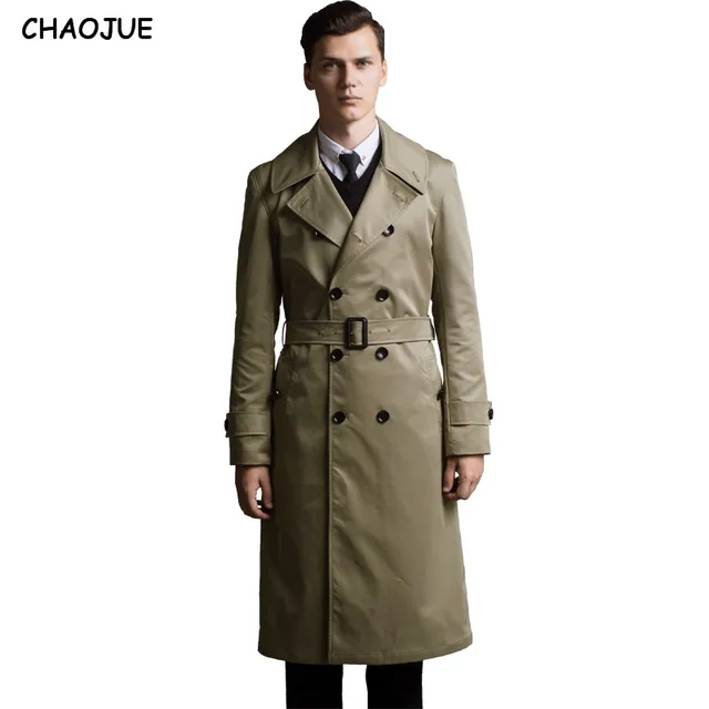 chaojue extra longo casaco
