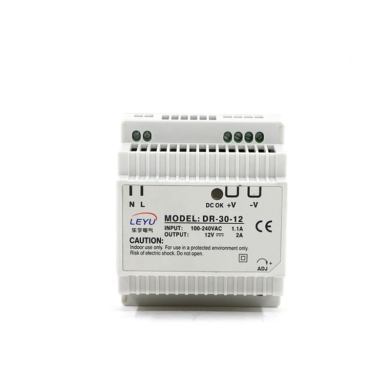 

short circuit din rail 30w 15vdc 2a overload protection DR-30-15 timer resource