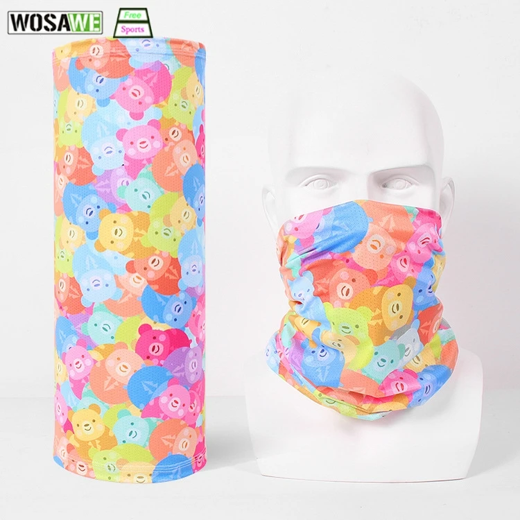 Wosawe велосипедные бандана Велосипедный спорт маска для лица, дышащие, для активного отдыха и спорта защитный лицевой щиток Ice Silk оголовье работает тренировочный шарф