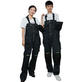 

Mens Streetwear tooling Jumpsuit Male Work Wear baggy Overalls Loose Suspender trousers for Worker Street dance strap pants D403