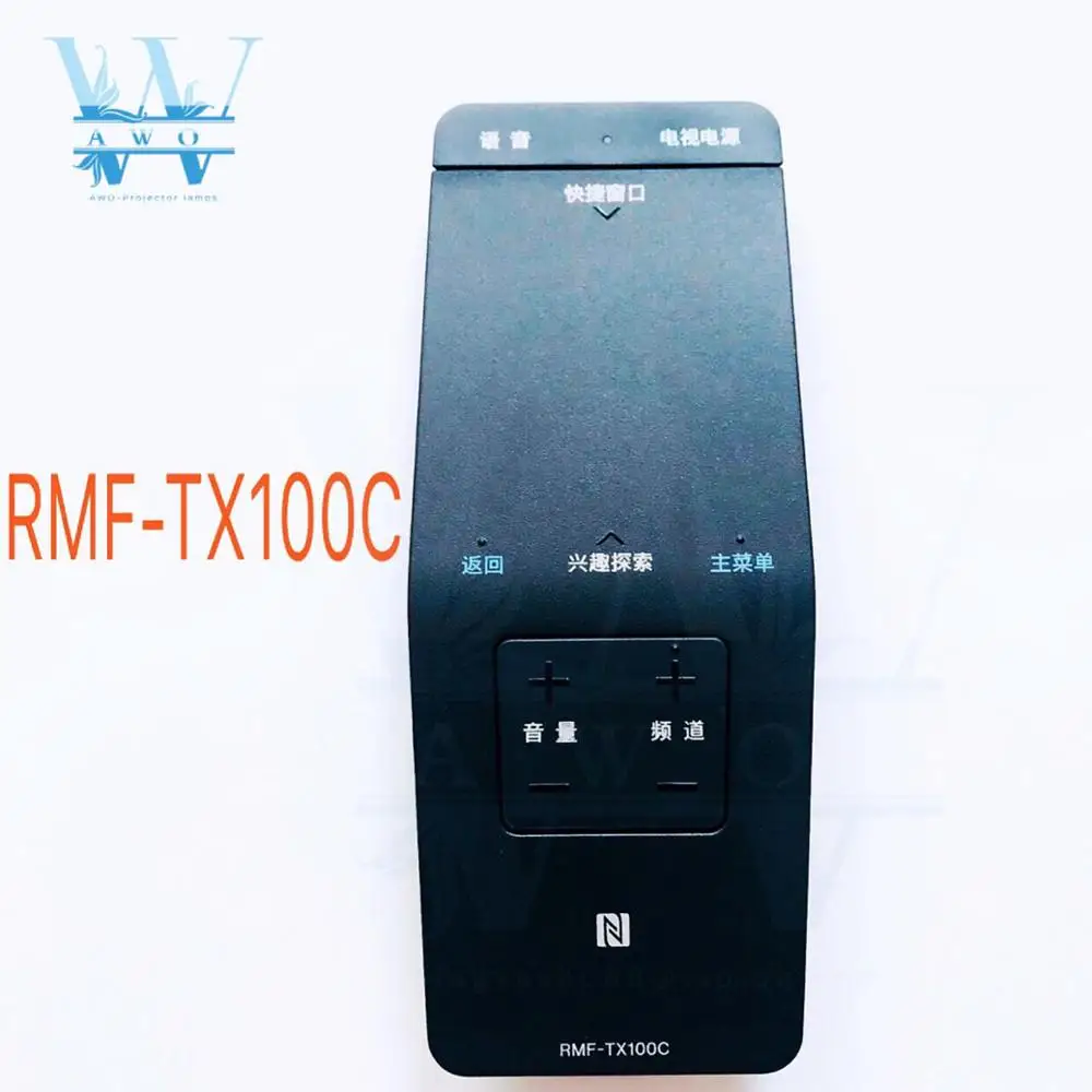 AWO новая ТВ RMF TX100c оригинальный голос пульт дистанционного управления для sony TX100