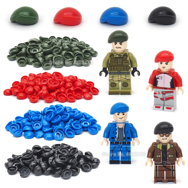 

Building Blocks Legoinglys Piece Berets Military Equipment Pubg Diy Special Forces Moc Figures Weapons Gift Model Buildings Toy