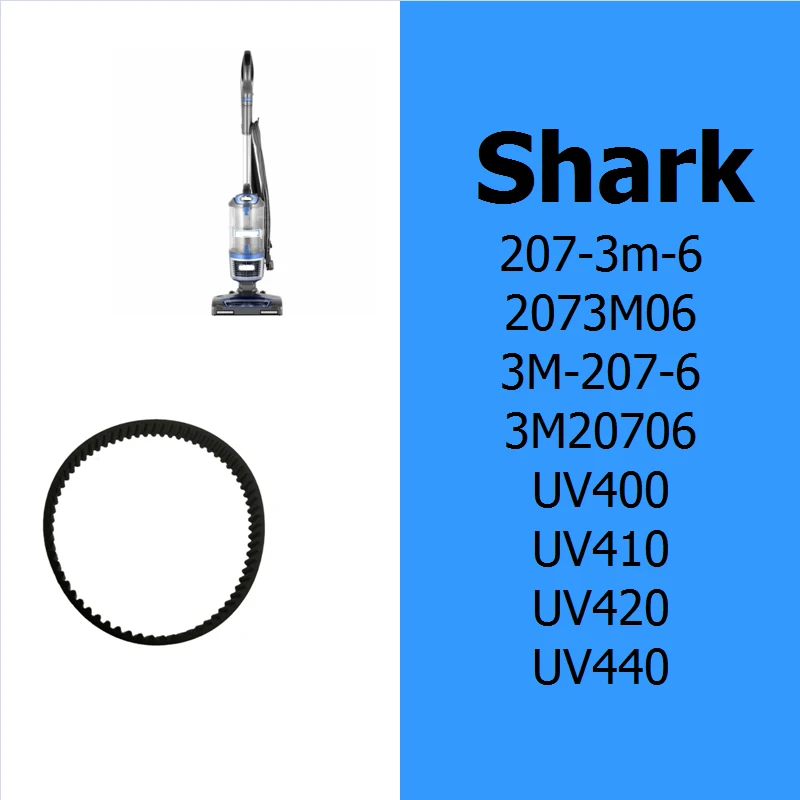 2 шт. приводного ремня HTD 3M-207-6 Акула Запчасти для пылесоса для моделей HV301 HV302 HV305 HV308