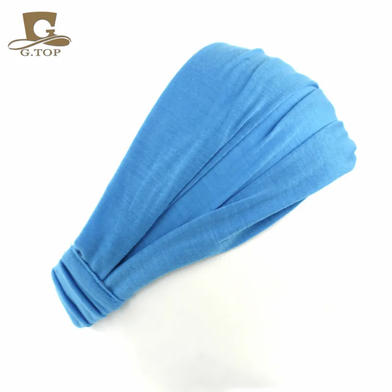 Ladies cotton Hairband Head Band Headband Wrap Neck Head Scarf Cap 2 in 1 Bandana