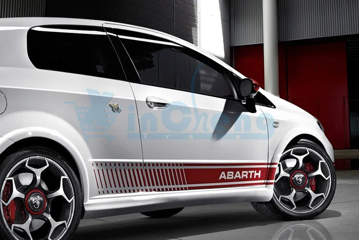 Decorative garland abarth modified car stickers for Fiat Bravo / Palio Car-Styling