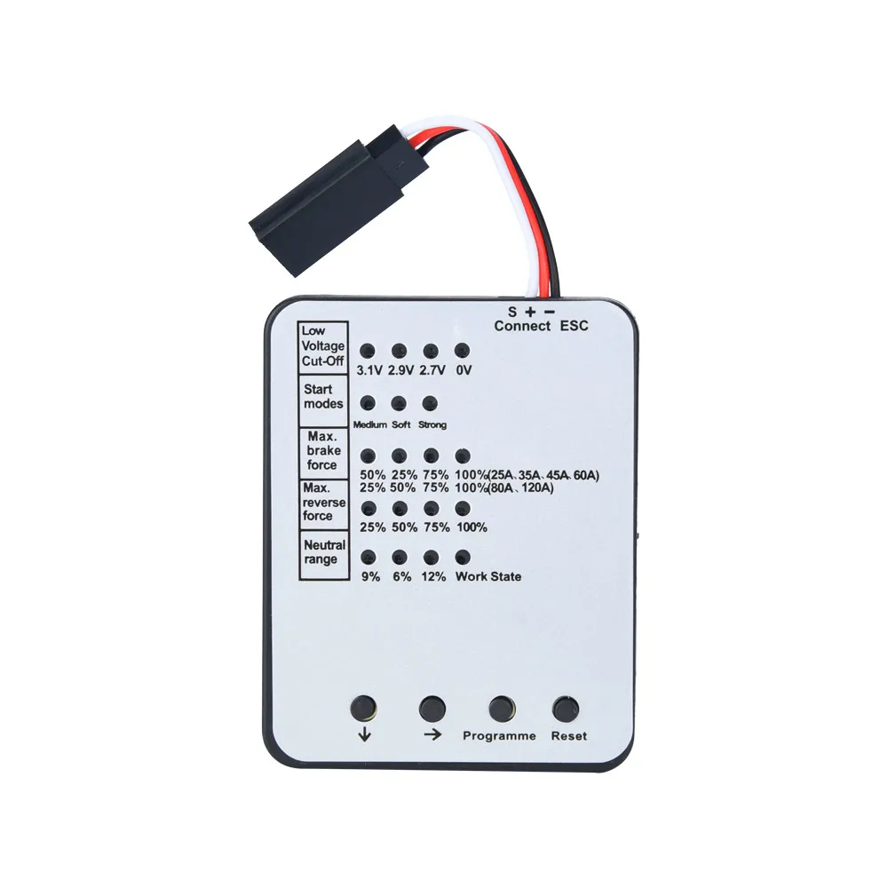 Programming Card For RC Car ESC Brushless Electronic Speed Controller