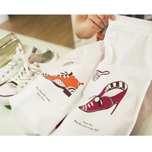 2PCS Portable Pocket Traveller with Drawstring Bag Travel Shoe Pouch Storage Bags Shoes Storage Bag High quality