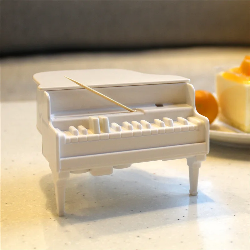 Creative Piano Toothpick Dispenser with sterilizer box,Automatic UV