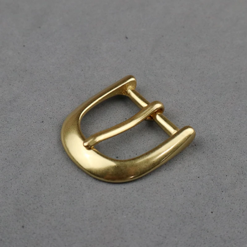 Diy Leather Craft Hardware Size 27mm Solid Brass Strap Belt Buckle For Men Bor Finish