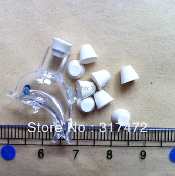 

5mm/6mm Rubber Stopper Rubber Plugs for Vial Pendants 100pcs