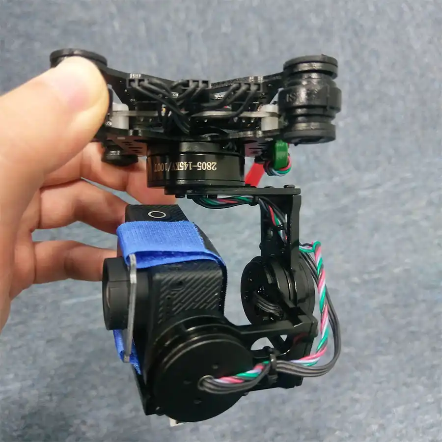 fpv 2 axis brushless gimbal with controller for dji phantom gopro 3 for rc drone fpv racing