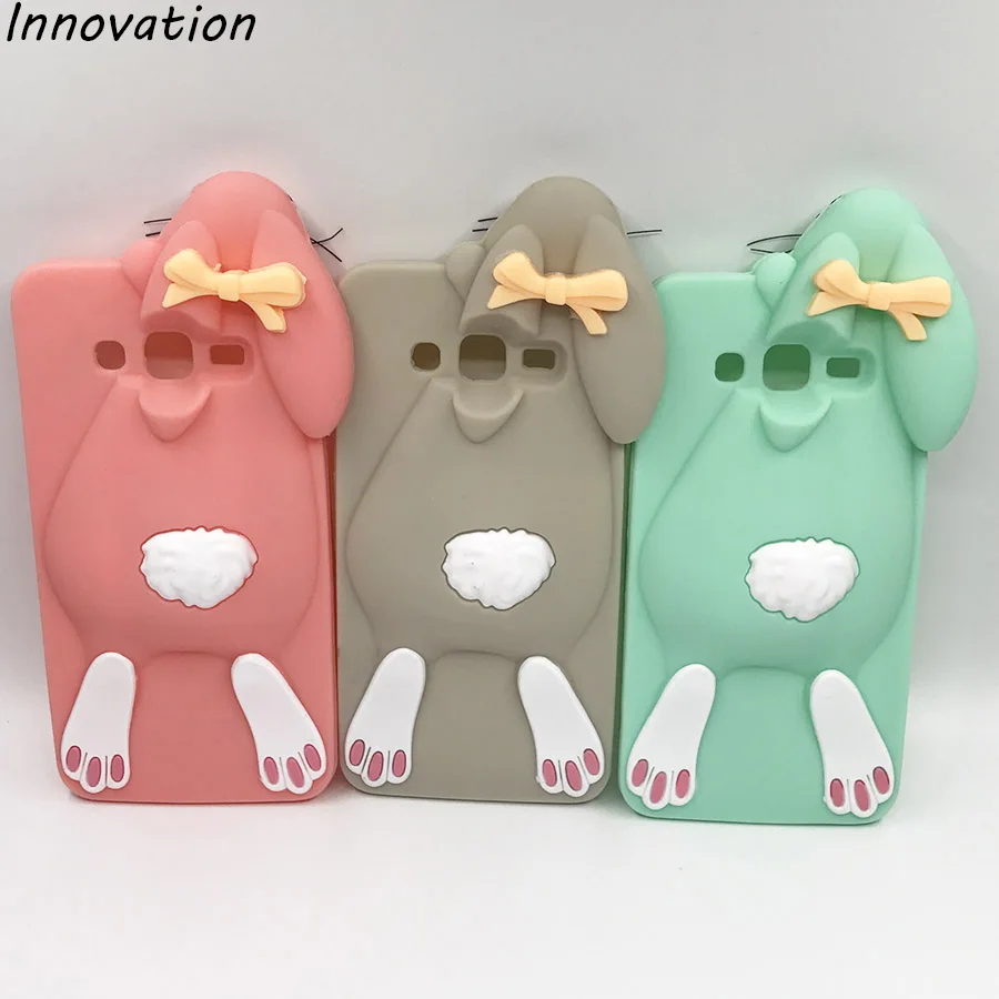 

For Samsung Galaxy Grand Duos Neo Plus Case Hot 3D Silicon Bunny Rabbit Soft Phone Cover For Samsung Galaxy Grand Prime G530
