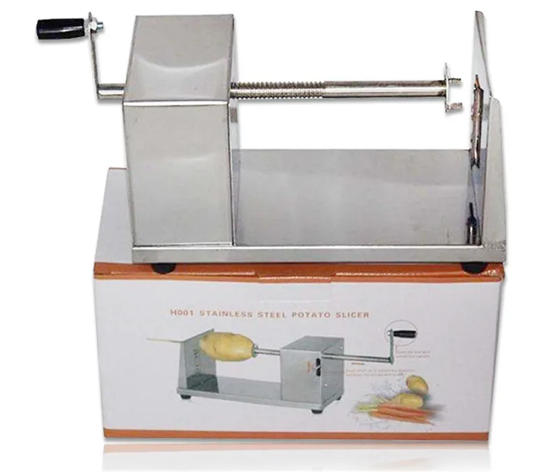 

In Stock Wholesale 20pcs/lot Manual Twist Potato Cutter Potato Spiral Slicer Potato Machine
