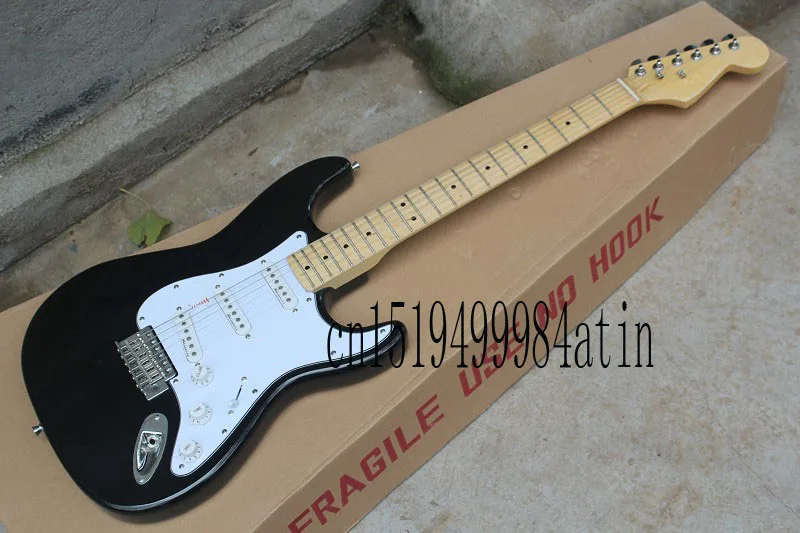 

Free shipping Str 6 string Stratocaster electric guitar in stock, S-S-S (noise reduction pick-up) guitar @30