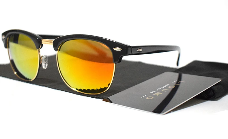 Модные мужские поляризованные солнцезащитные очки UV400 Классический винтажный бренд женские солнцезащитные очки покрытие вождения очки Gafas De Sol Masculino