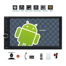 Android 7.1 Octa Core 7” Car Stereo 2 Din Radio GPS Navigation Support WiFi/USB/SD/SW/Bluetooth+Remote Control&Backup Camera