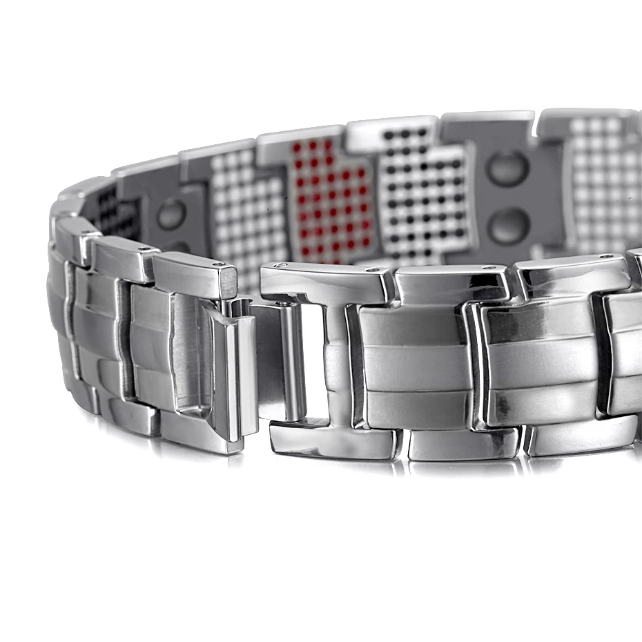 silver Titanium Bracelets (9)