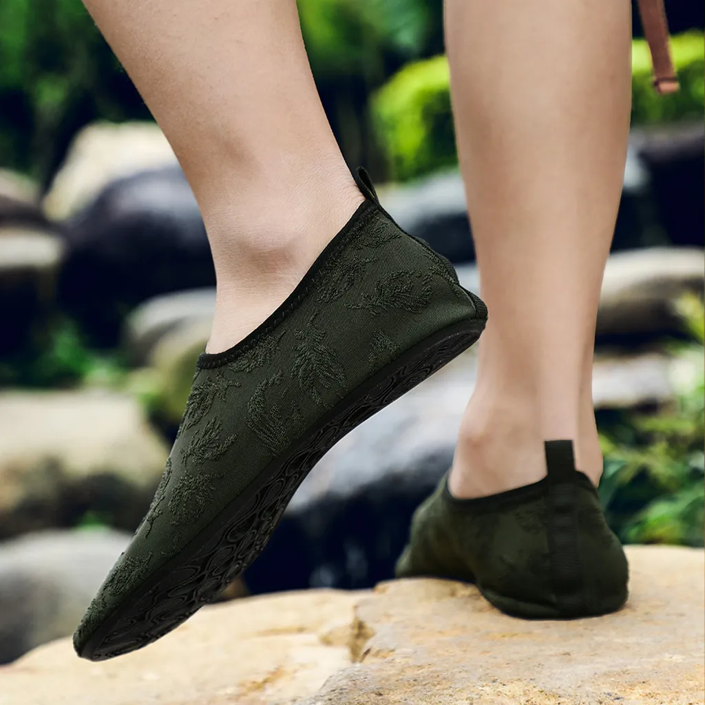 Водонепроницаемая обувь, босиком, быстросохнущие носки для женщин и мужчин, пляжная обувь, носки для плавания, дайвинга, Дрифтинг, обувь для плавания по рекам,# D - Цвет: Армейский зеленый
