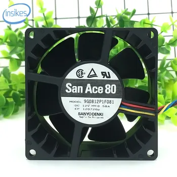 

9G0812P1F081 Double Ball Bearing Computer Cooling Fan DC 12V 0.58A 8038 8cm 80*80*38mm 5500RPM 4 Wires
