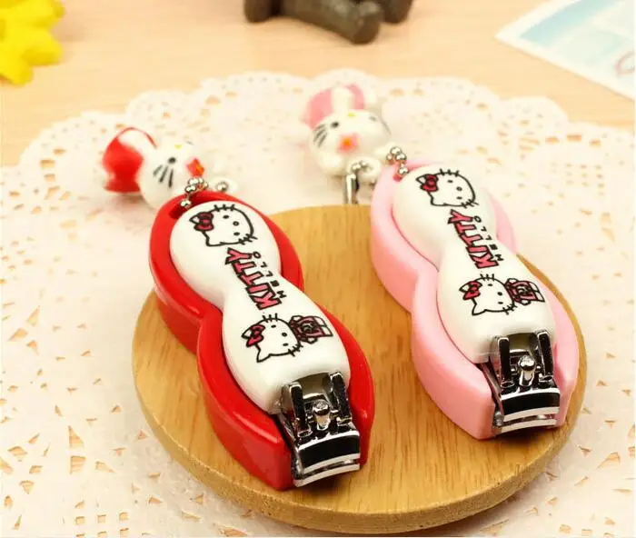 Мультяшные кусачки для маникюра или педикюра Hello Kitty профессиональный триммер
