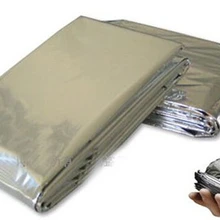 100 шт./лот Водонепроницаемый аварийно-спасательное одеяло Фольга Термальность оказание первой помощи Одеяло