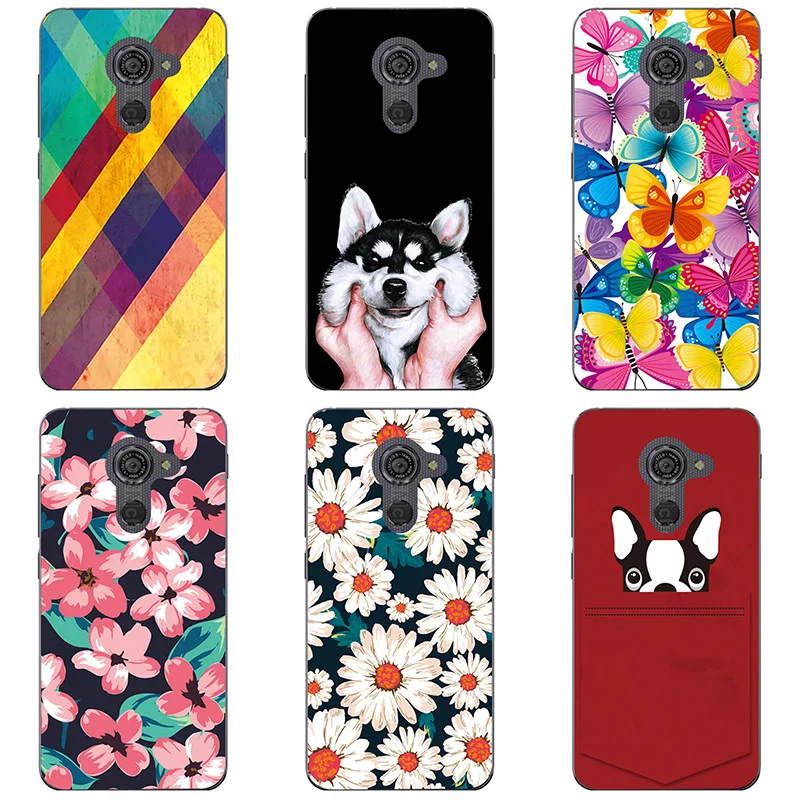 Housse Portefeuille Flip Cover Fleur Pour Vodafone Smart Platinum 7, Marque K-S-Trade, Neuf