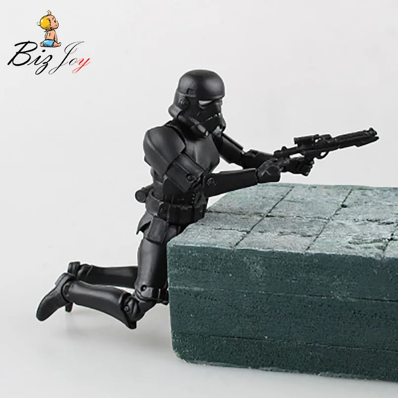 Action Figure Star Wars Darth Vader Shadow army soldiers Stormtrooper Anime PVC 15.5cm Toys gift Moveable Doll Collectible Model