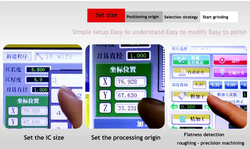 JY02 В 220 В Smart IC шлифовальный станок шлифовальный инструмент с дисплеем для iPhone телефон плата PCB BGA плата обслуживания