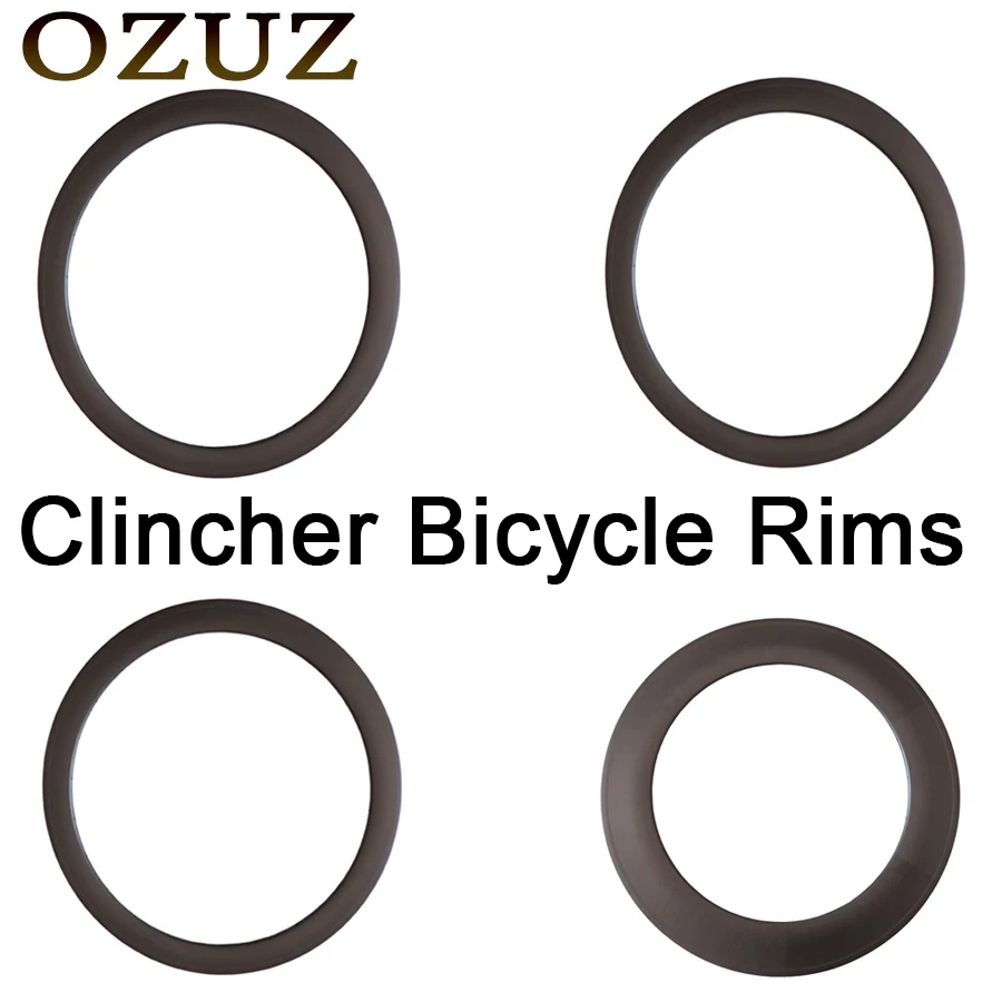 

Factory price full carbon bike rim 24mm 38mm 50mm 88mm clincher 23mm width 3k matte or 3k glossy 20H 24H China road bicycle rim
