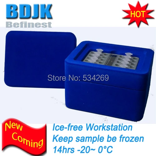 

BDJK Cellhome-X1 Freezing Container with 30 *2ml / 1.5ml Freezing Tube or Centrifuge Tube, -20~0 Celsius Degree