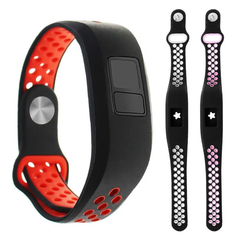 Сменный силиконовый ремешок для наручных часов Garmin Vivofit 3 JR|Ремешки часов| |