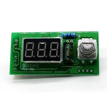 

QUICKO 2019 STC LED T12 Temperature Soldering Station Controller LED Screen For T12 Soldering Iron