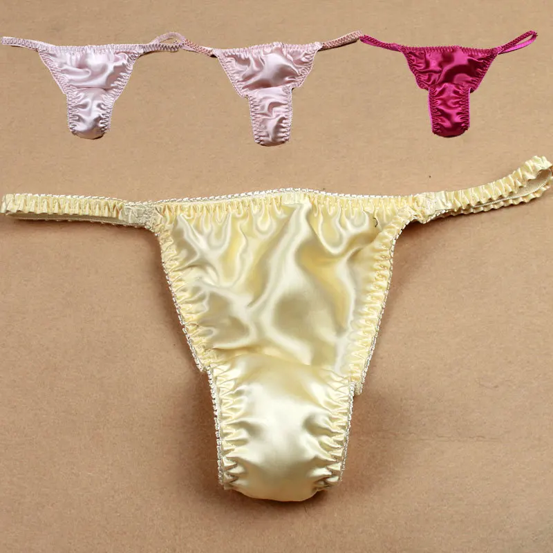 string en soie pour femme