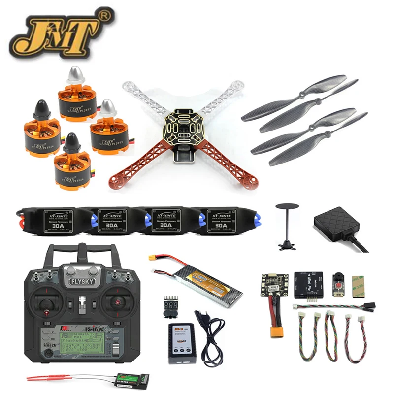 Обновленный мини Квадрокоптер DIY F450 полный комплект 2 4G 10CH RC Airplane PIX M8N GPS