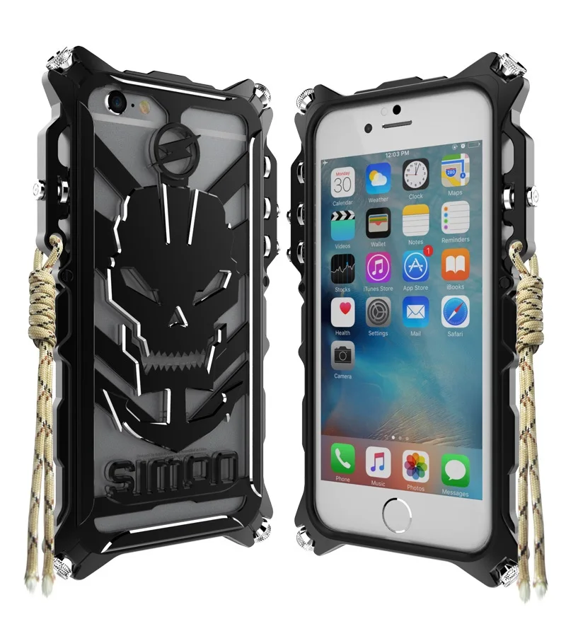 Zimon Brand Thor Luxury Heavy Duty Armor Metal Aluminum Mobile Phone