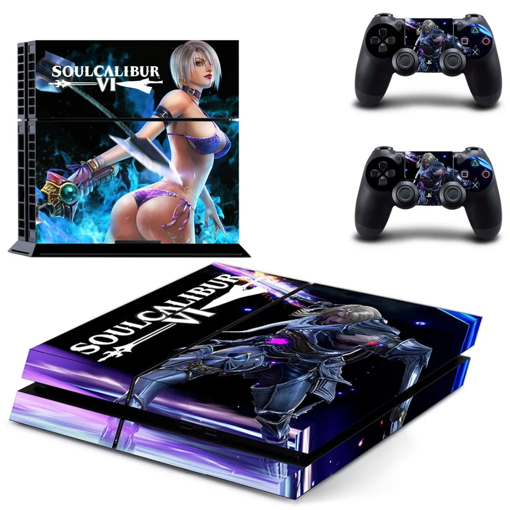 Наклейка для консоли Sony PlayStation 4 и 2 контроллеров PS4|Наклейки| |