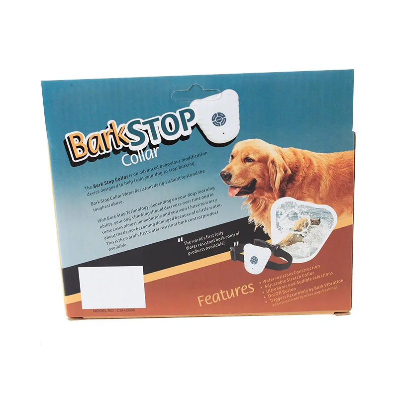 

Color boxed ABS ultrasonic barking stopper ultra light shell pet trainer ultrasonic dog trainer