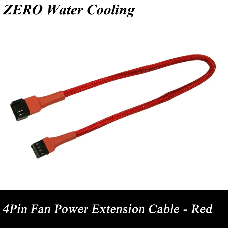 Macho para Fêmea Cabo de Extensão pc Fan Sleeved Pwm 4pin Preto Branco Azul Vermelho Verde Disponível 15cm 20 Pcs Lot Atacado - Imagem 5