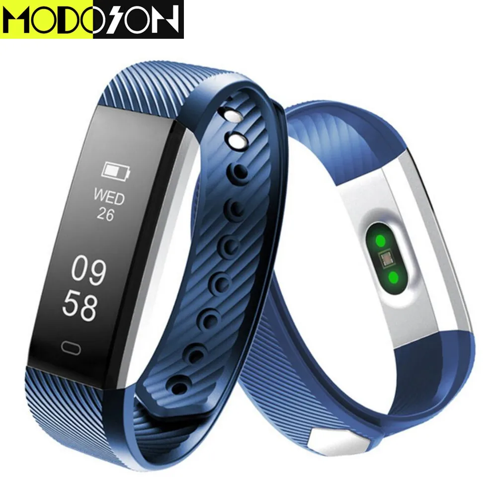 Умный Браслет MODOSON ID115 Bluetooth браслет для Samsung Huawei Xiaomi LG ios Apple iphone XS MAX XR 6 7 8